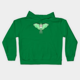 Luna Moth Bug Budz Kids Hoodie